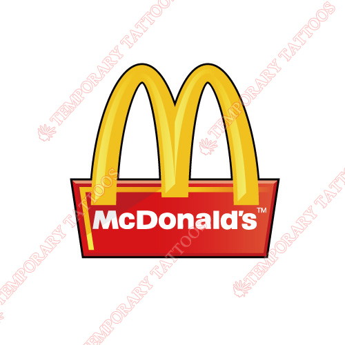 McDonalds Customize Temporary Tattoos Stickers NO.5562
